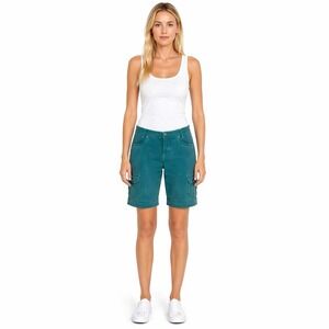 Kuhl Splash Cargo Bermuda Shorts 11" Women's 12 Teal Hiking Outdoor Pockets 6084
